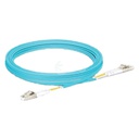 3m (10ft) LC UPC to LC UPC Duplex OM4 Multimode PVC (OFNR) 2.0mm Fiber Optic Patch Cable