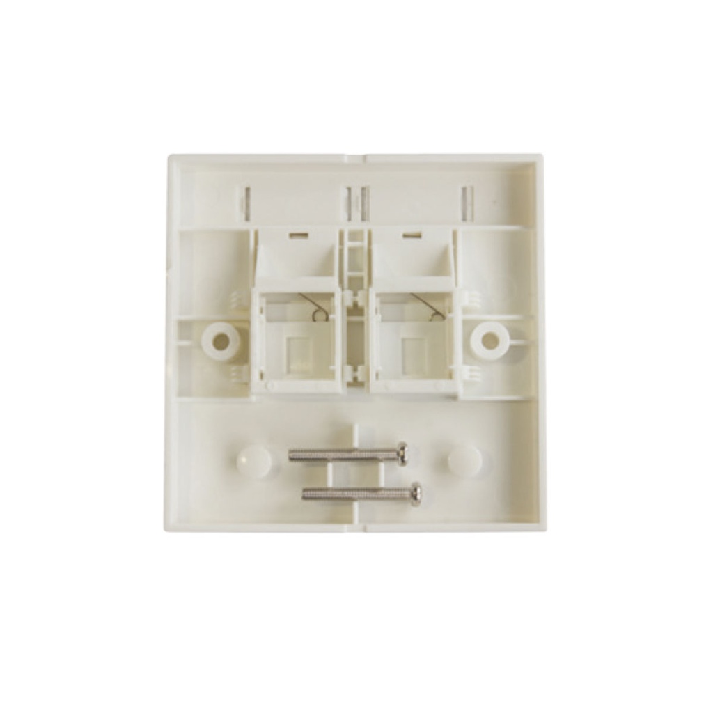 Canovate Faceplate 2 Port 86 Type-White