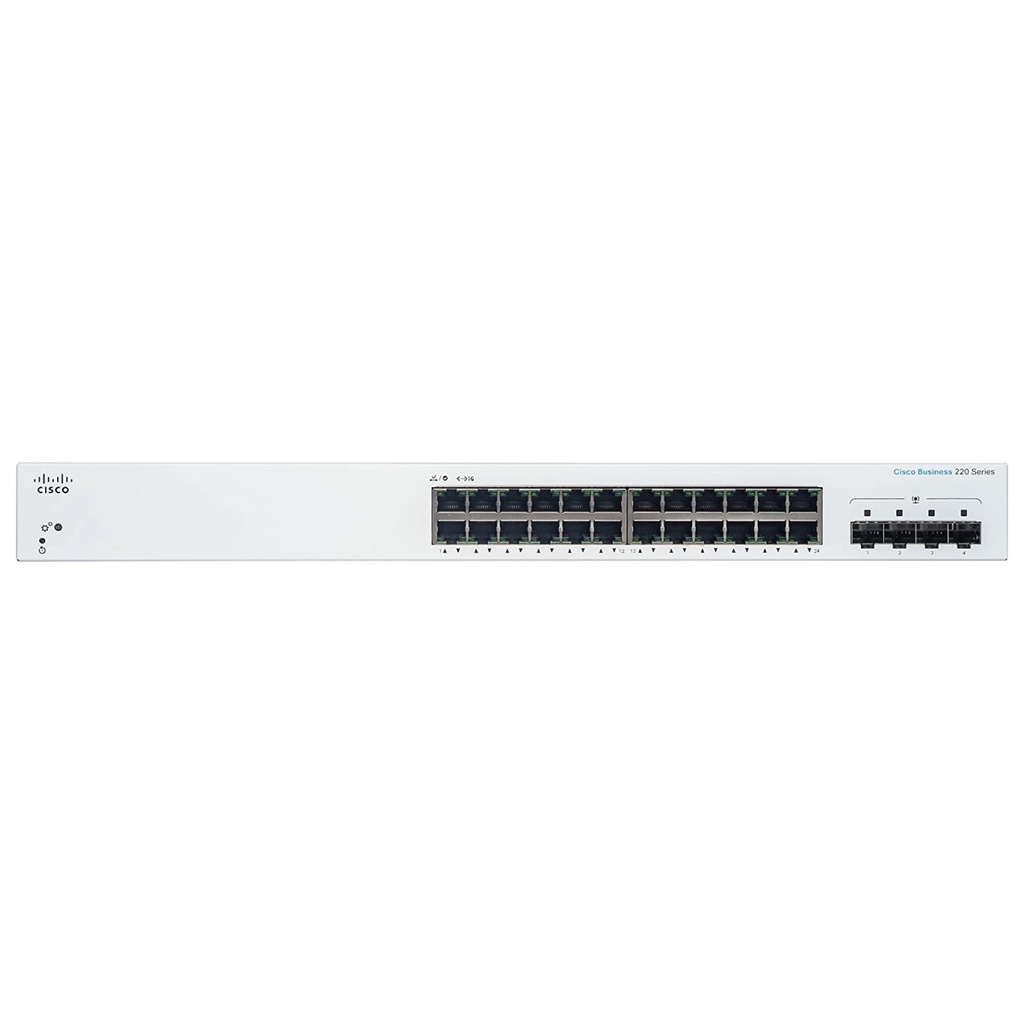 CBS220 Smart 24-port GE, 4x1G SFP