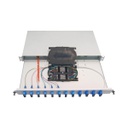 Canovate 1U 19&quot; Fibre Optic Patch Panel With Mechanical Sliding System