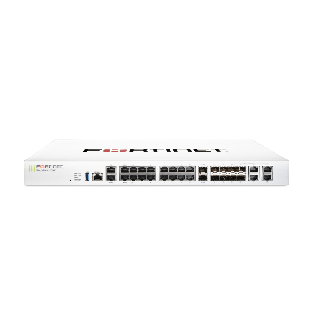 Fortinet FortiGate 100F with Unified Threat Protection 1Y