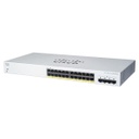 Cisco Business CBS220-24T-4G Smart Switch, 24 Port GE , 4x1G SFP