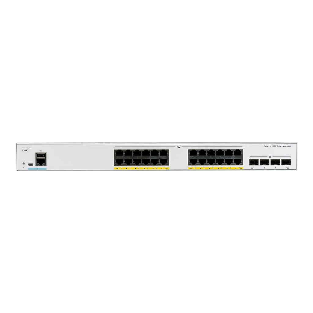 CISCO Catalyst 1000 24port GE, 4x1G SFP