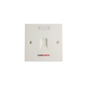 Canovate Faceplate 1 Port 86 Type (White)