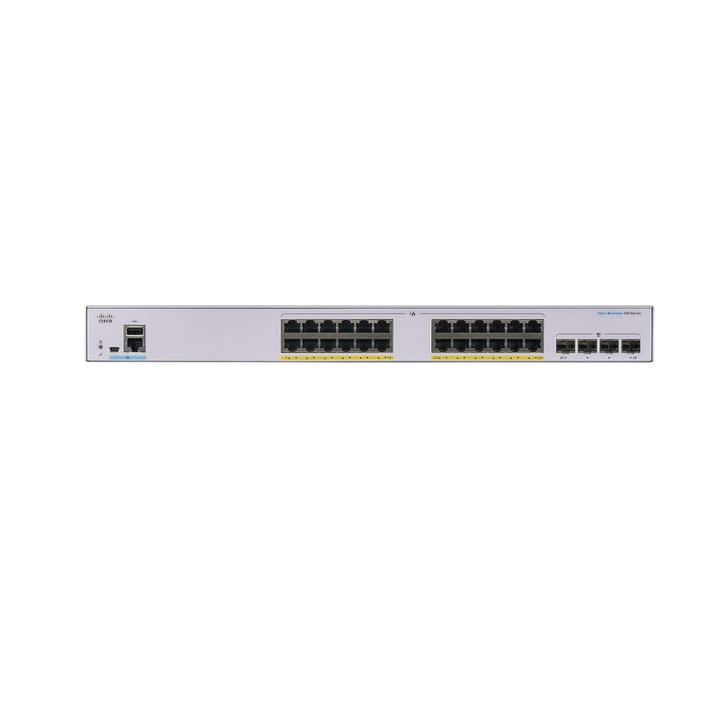 CBS350 Managed 24-port GE, PoE, 4x1G SFP